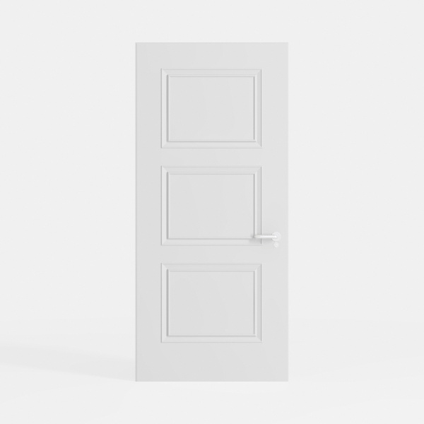 36&quot; x 80&quot; Slab Door, 5-Panel Pre-assembled Solid 