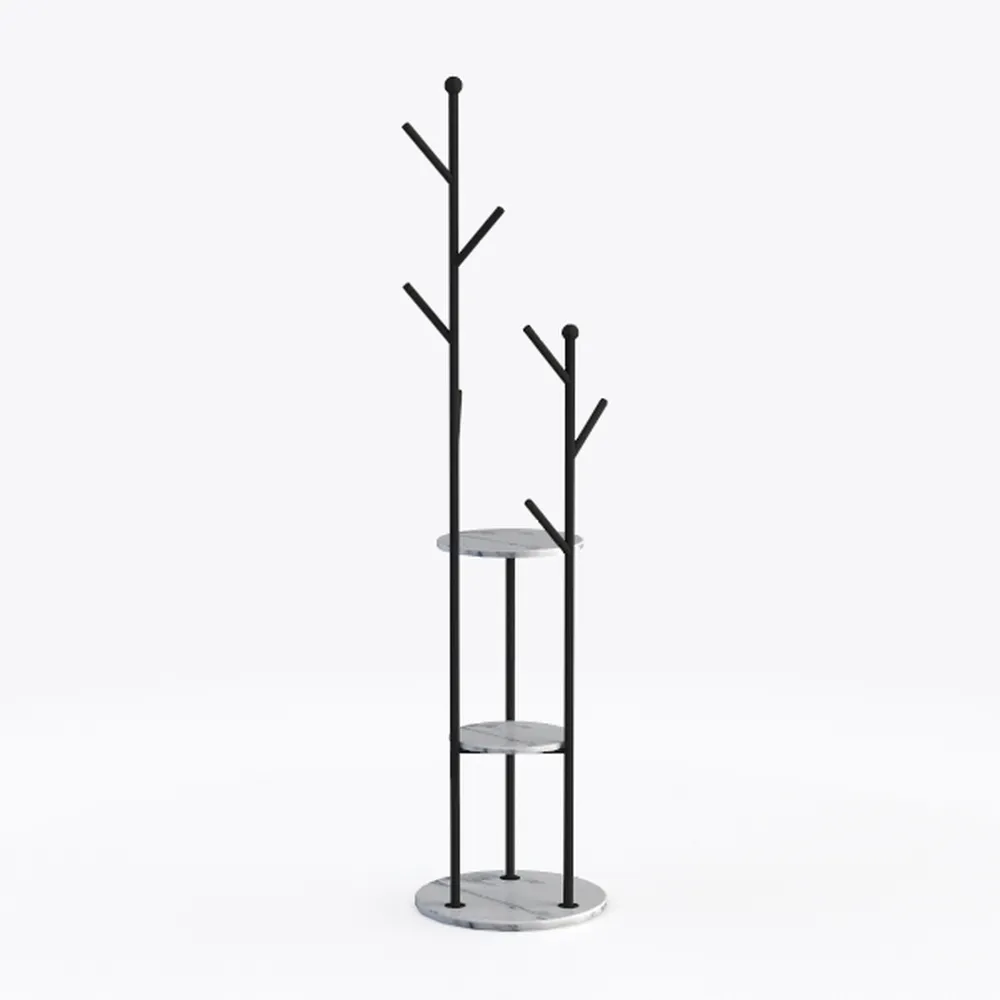Heavy Duty Coat Rack with Marble Base