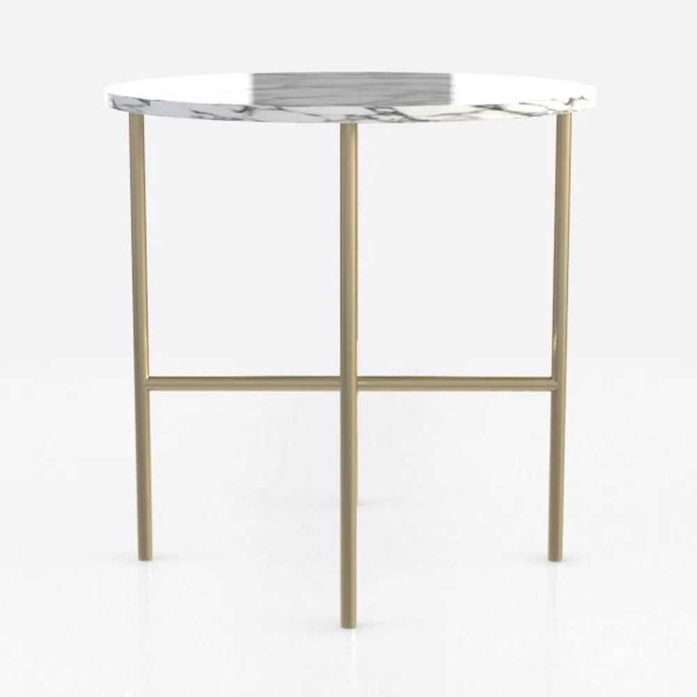 42 Inch Round Glass Dining Table for 4-6, Modern