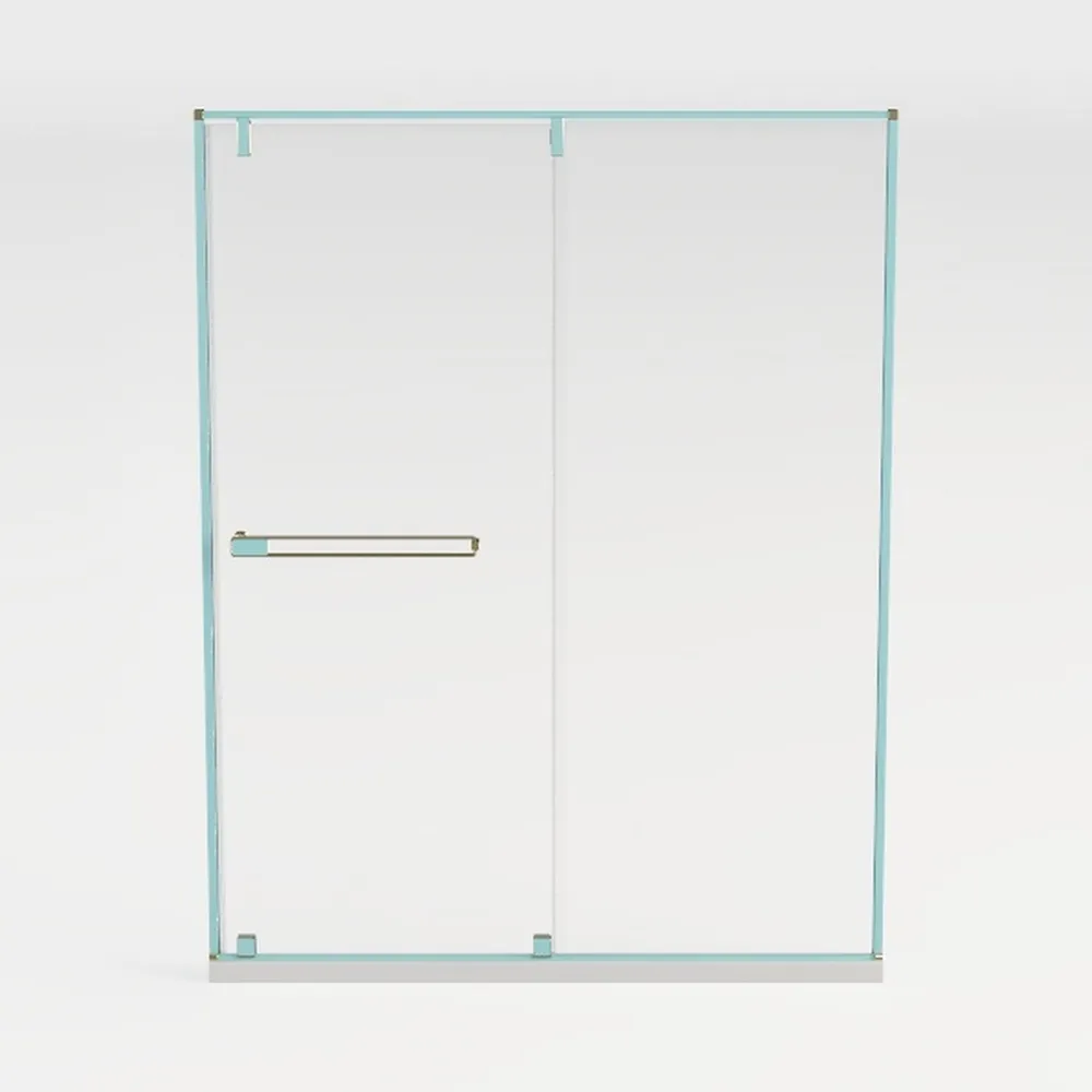 56-60" W x 76" H Frameless Sliding Shower Door