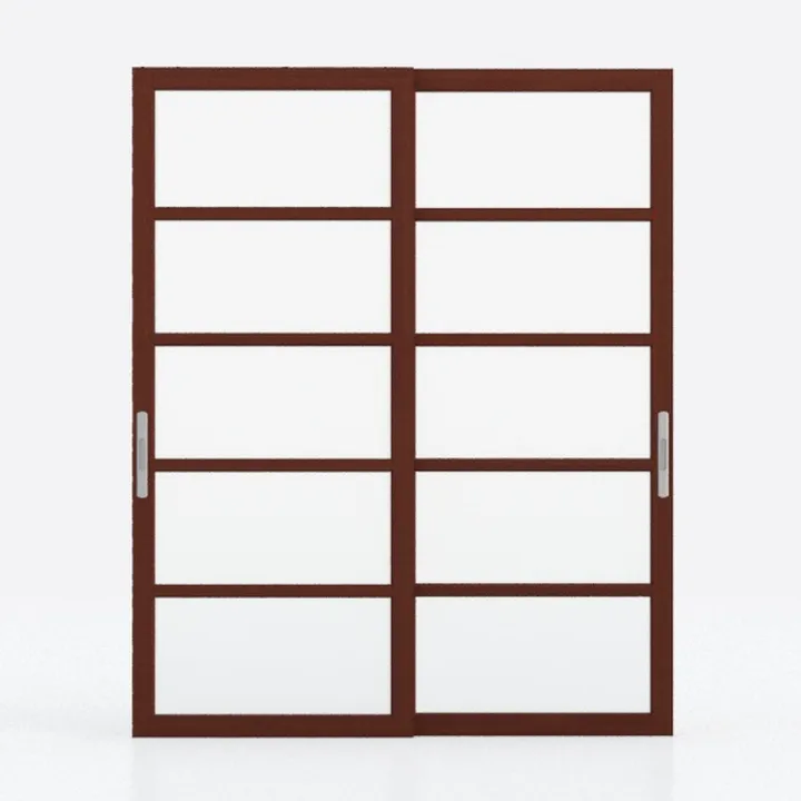 3D wooden door Y-6336 Sapele