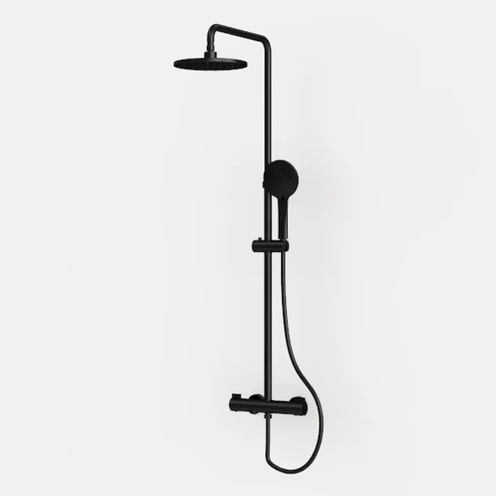 8 Inch Rain Shower Black Bronze Shower Faucet