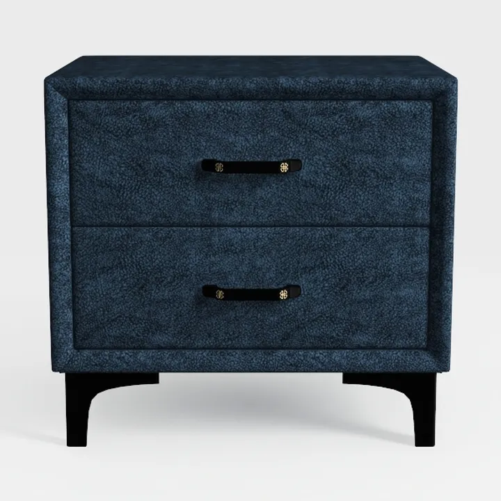 Weathered Gray Nightstand for Organized Serenity