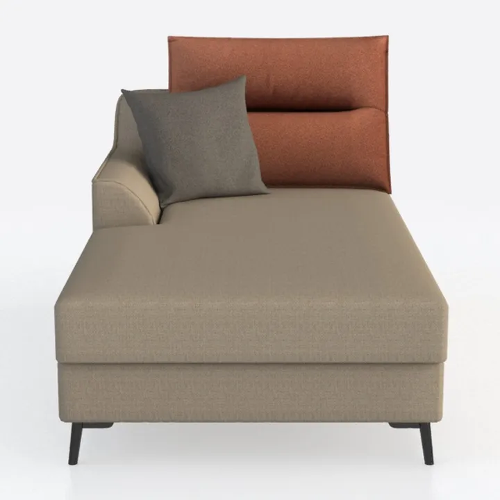 POVISON 31" Modular Sectional Armless Sofa for Liv