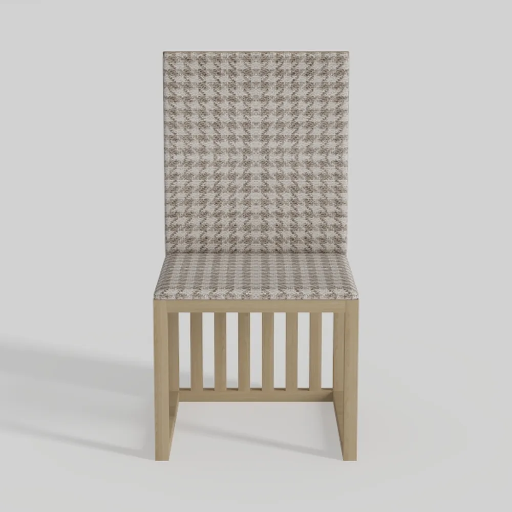 HomePop Upholstered Wood Apron Dining Chair