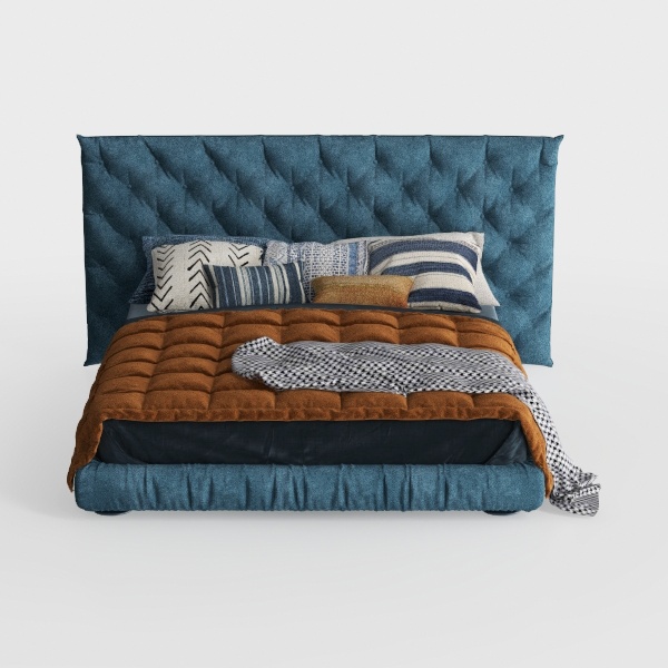 ASHCROFT Bella Mid-Century Modern Velvet Upholster