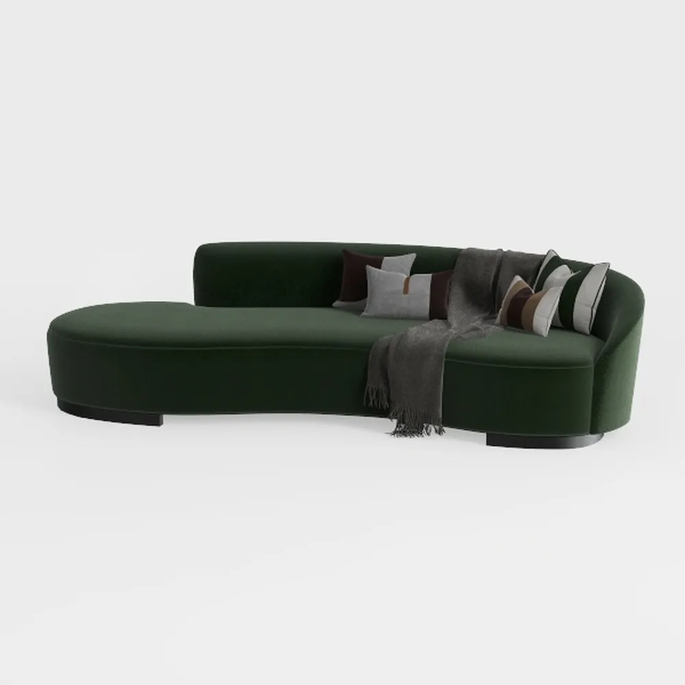 Sectional Couches - Stylish Curved Sectional Sofa