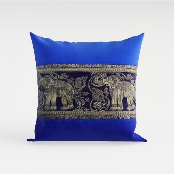 Coastal Outdoor Pillow Covers, Bright Blue