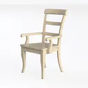 Riverside Furniture Myra XX-Back Wood Dining Arm Left 45 Degree View