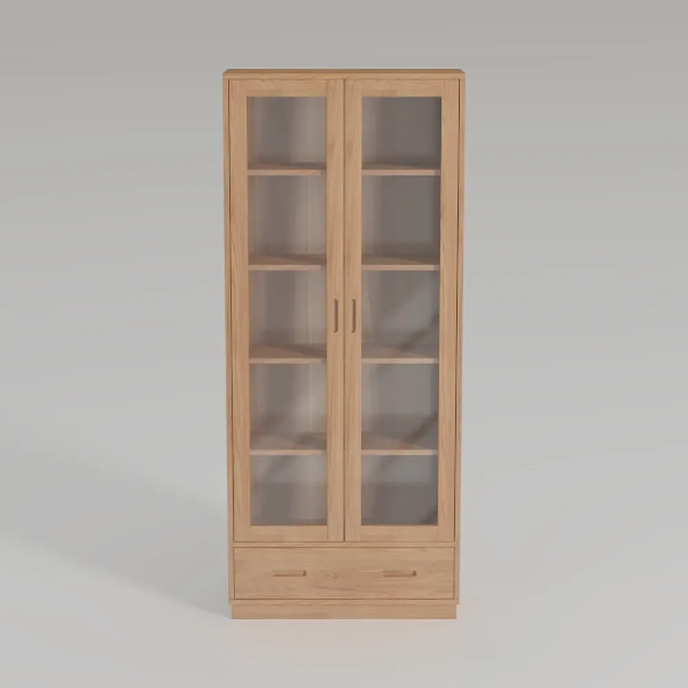 70" Tall Display Cabinet Storage, Pantry Cabinet