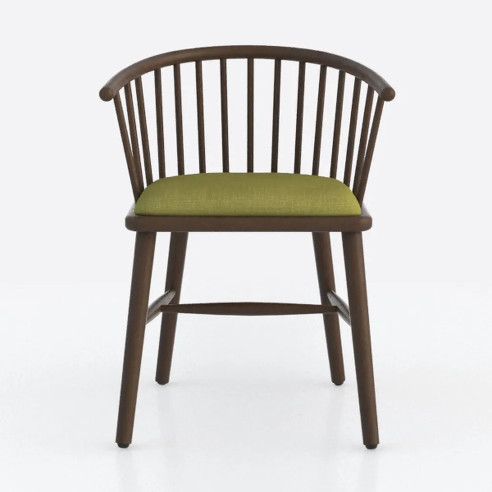 Dining Chair, Nordic Solid Wood Princess Chair