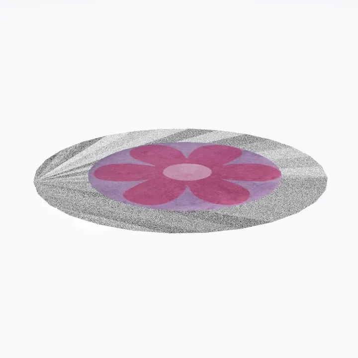 Sweet Jojo Designs  Daisies Collection Floor Rug_new