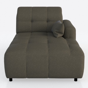 Dockson 51 in. Armless Fabric Rectangle Open End L