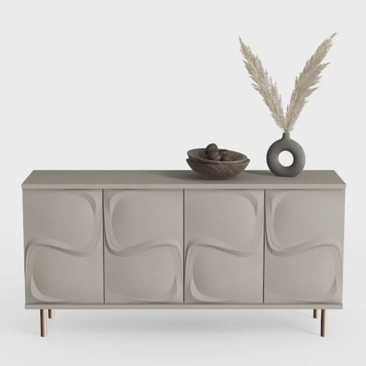 Metal Sideboard Buffet Cabinet with Storage,33