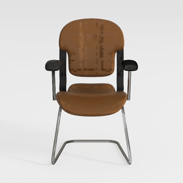 Benedict Brown Faux Leather Dining Arm Chair (Set 