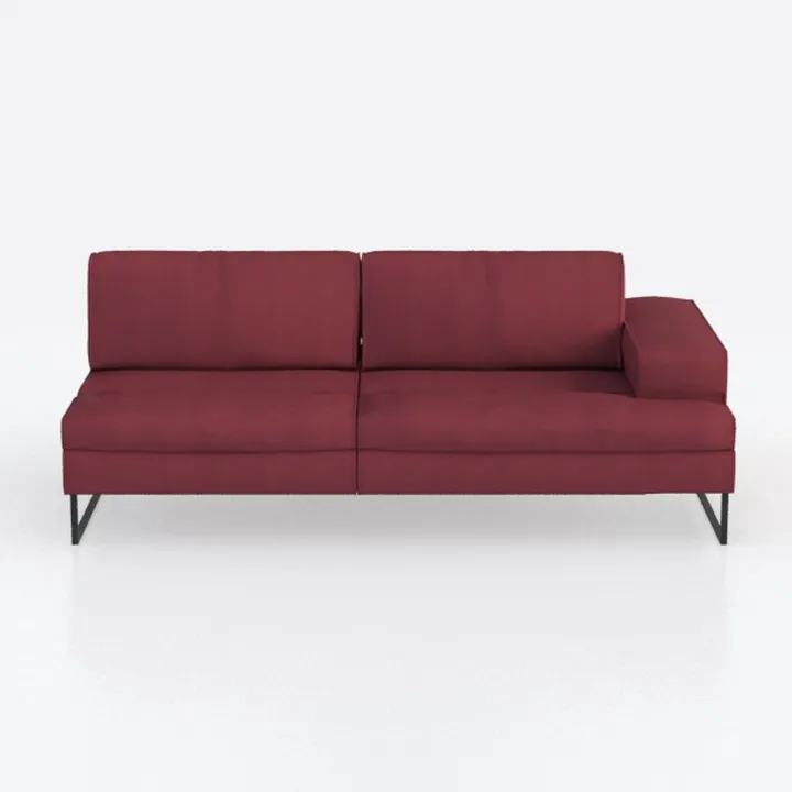 Pemberly Row Convertible Modern Velvet Sleeper Sec