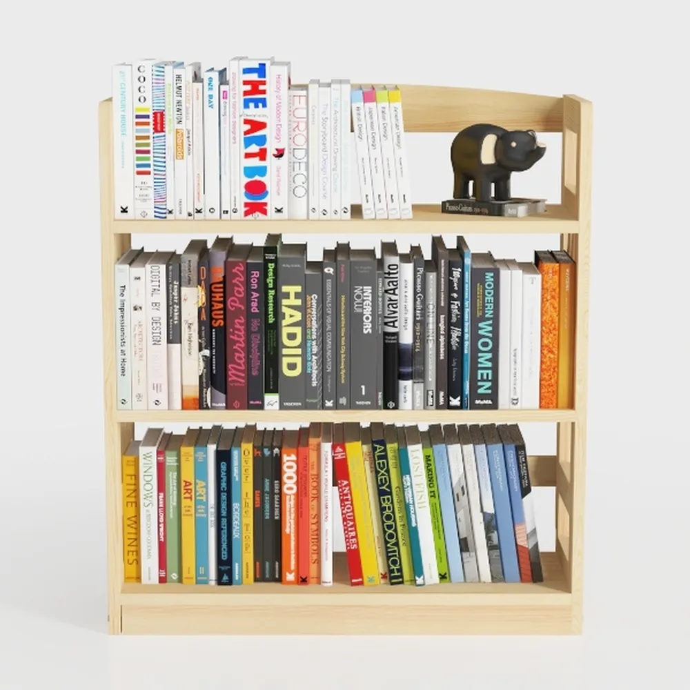 Kids Bookshelf Wood Toy Storage Organizer Cabinet