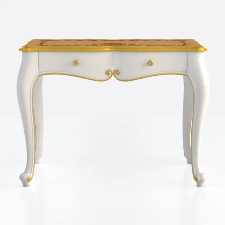 MICHAEL AMINI London Place Vanity Desk - Creamy Pe