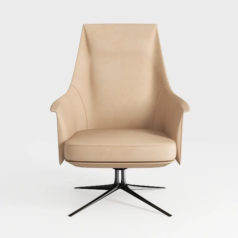 Swivel Chair Modern Home Office Chair Pu Desk Chai