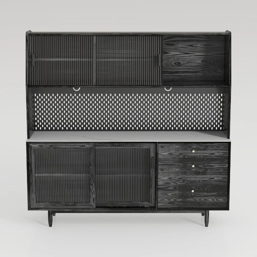 Fabric Storage Dresser with 9 Drawers,Power Outlet
