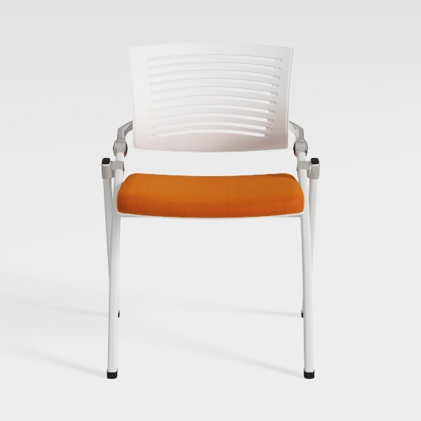 White Folding Chairs 10 Pack, Plastic Folding