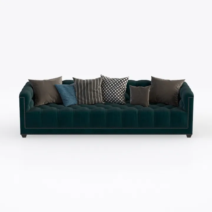146.5" Modular Sectional Sofa, Deep Seat Cloud