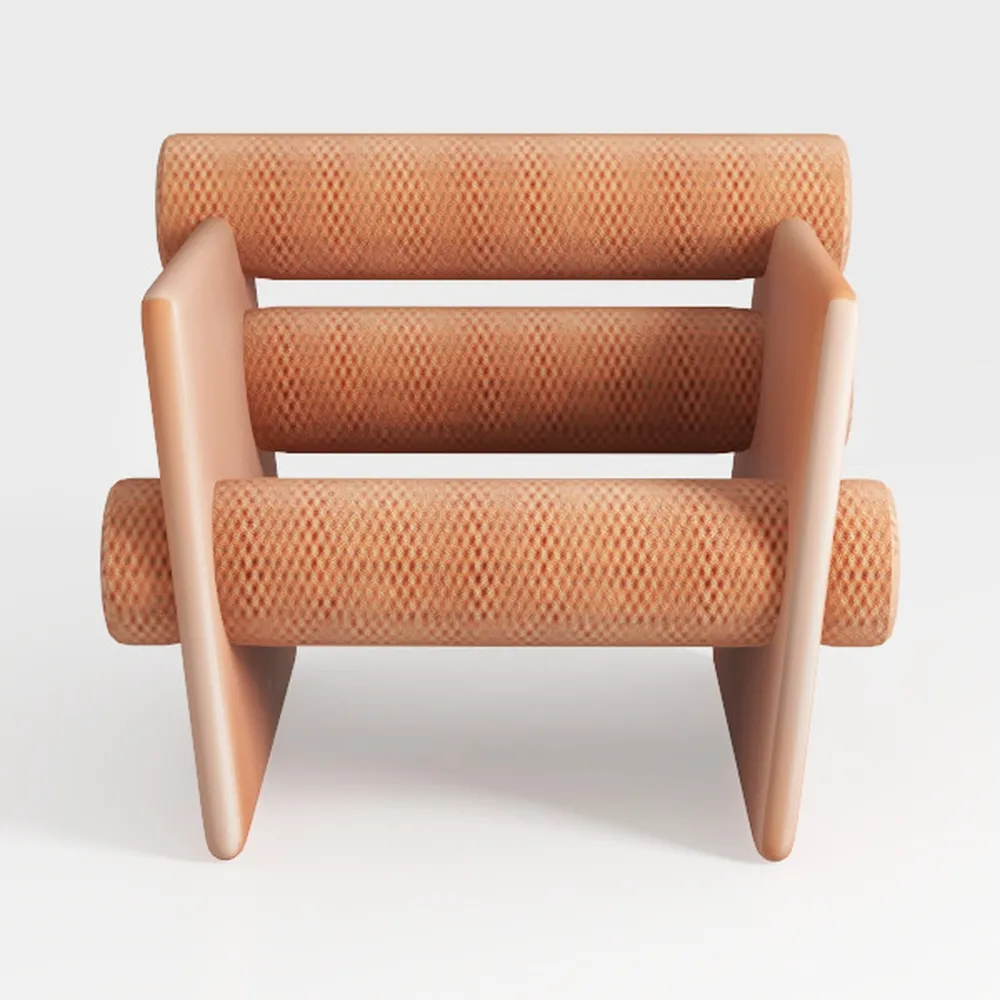 Modern Modular Chenille Sofa 1 Pieces Living Room 