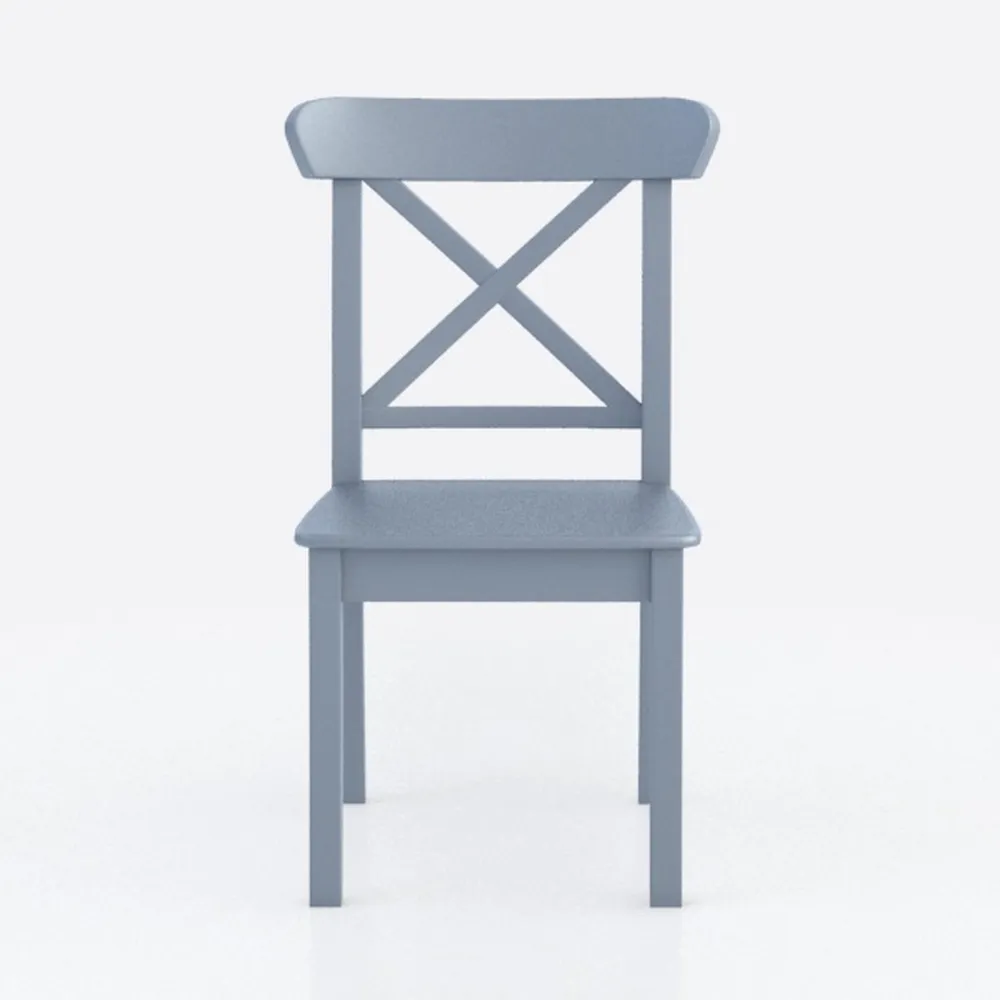 Powell Blue Graphite Conolly Dining Side Chair