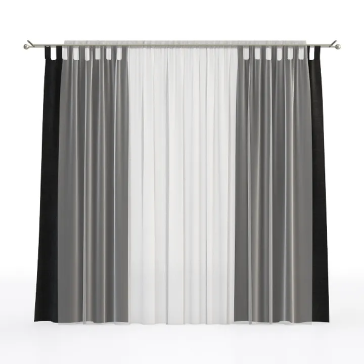 MIULEE Natural Pinch Pleated 100% Blackout Linen