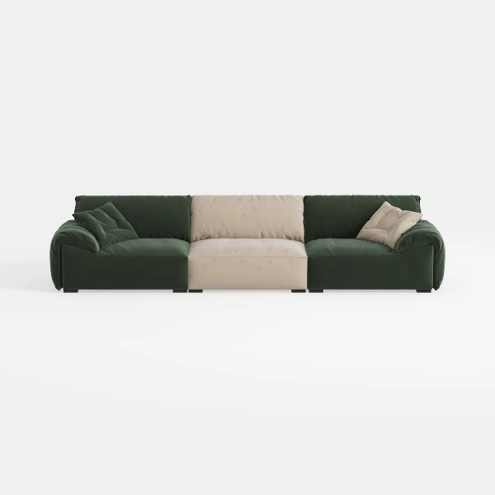 110.25x67'' Modern Upholstered L-Shape Sectional S