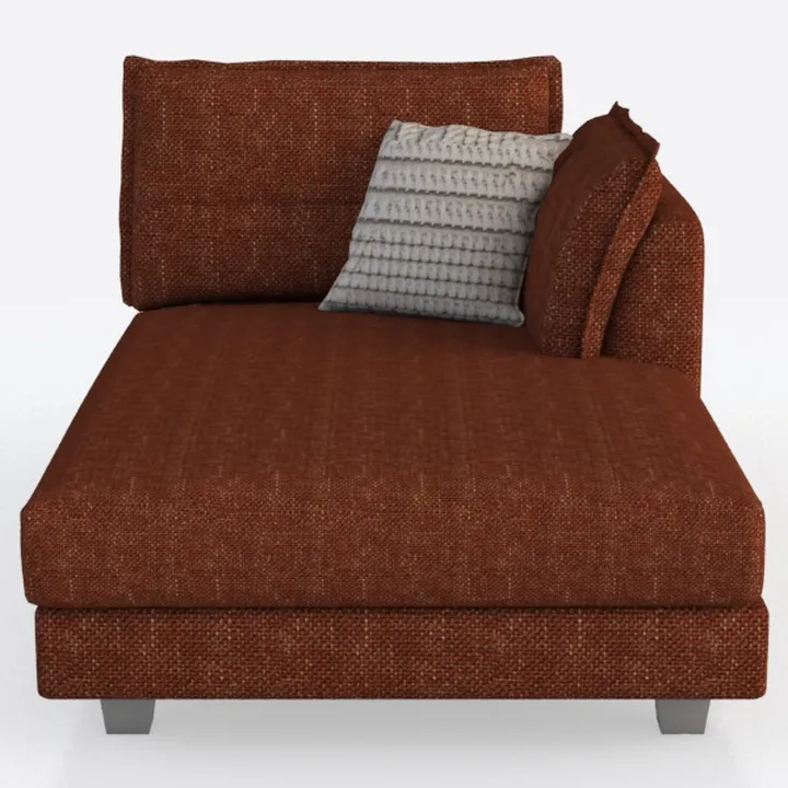 Furnemart Modern L Shape Sectional Sofa with Chais