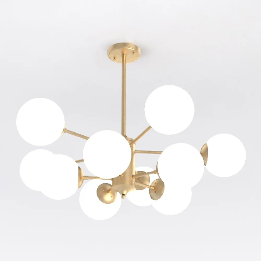 COCOSTAR Reddish Sand Gold Dining Room Chandelier