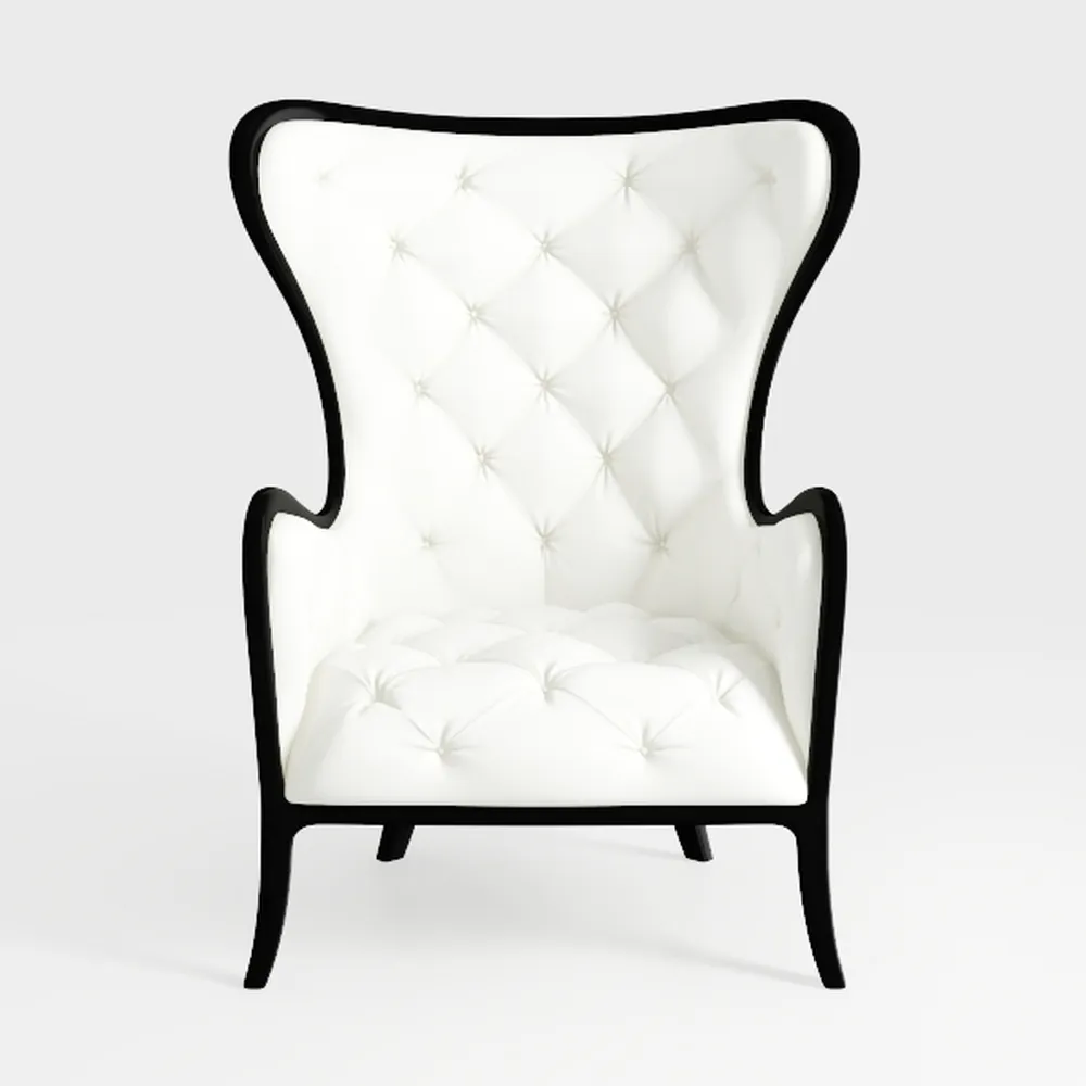 AMNOOL Upholstered Wing Back Decorative Chair Livi