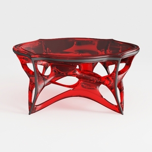 46 Inch Round Portable Plastic Coated Metal Picnic