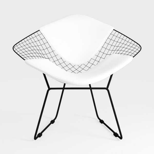 Black Arm Chair Set of 1