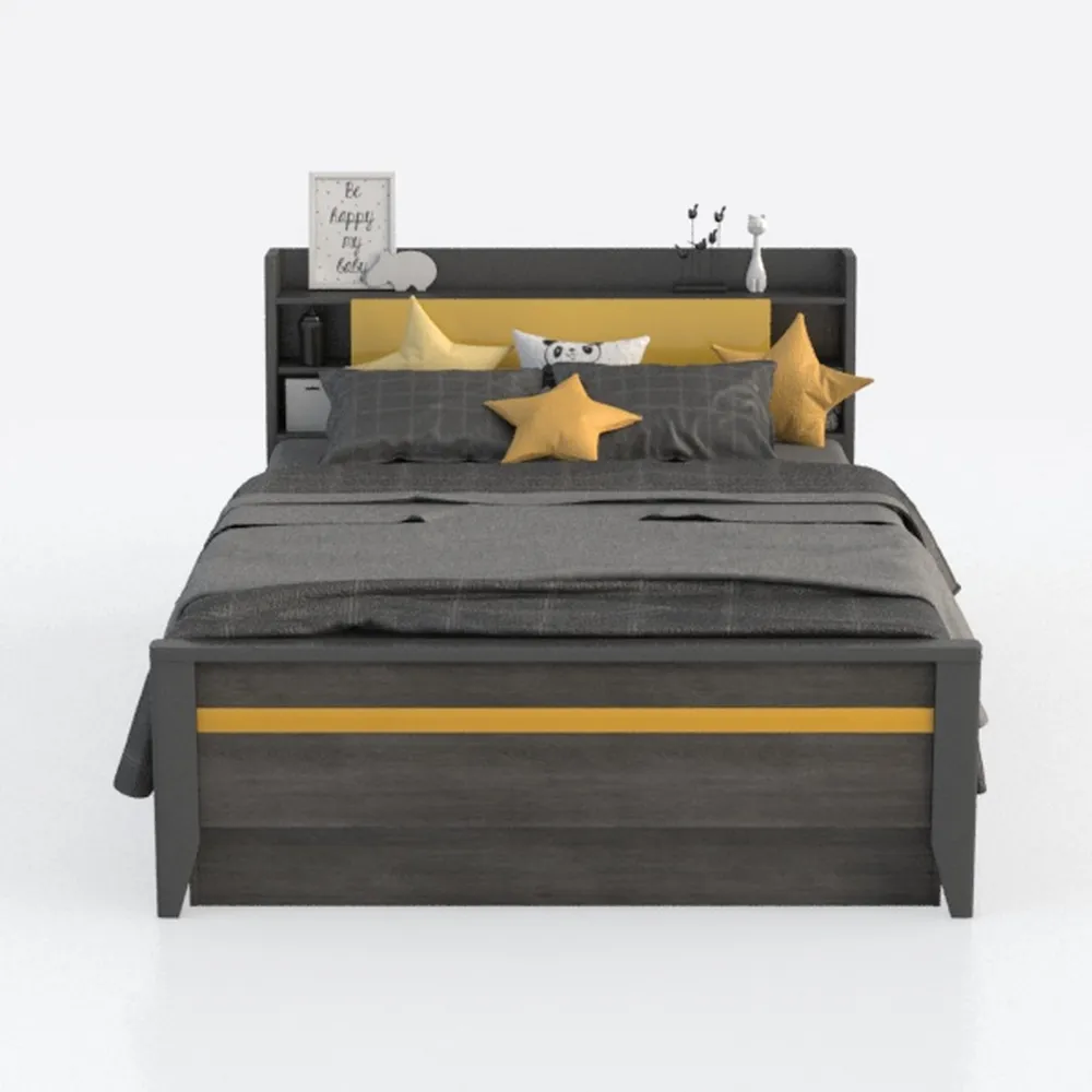Twin XL Bed Frames with Ergonomic Hidden Storage h