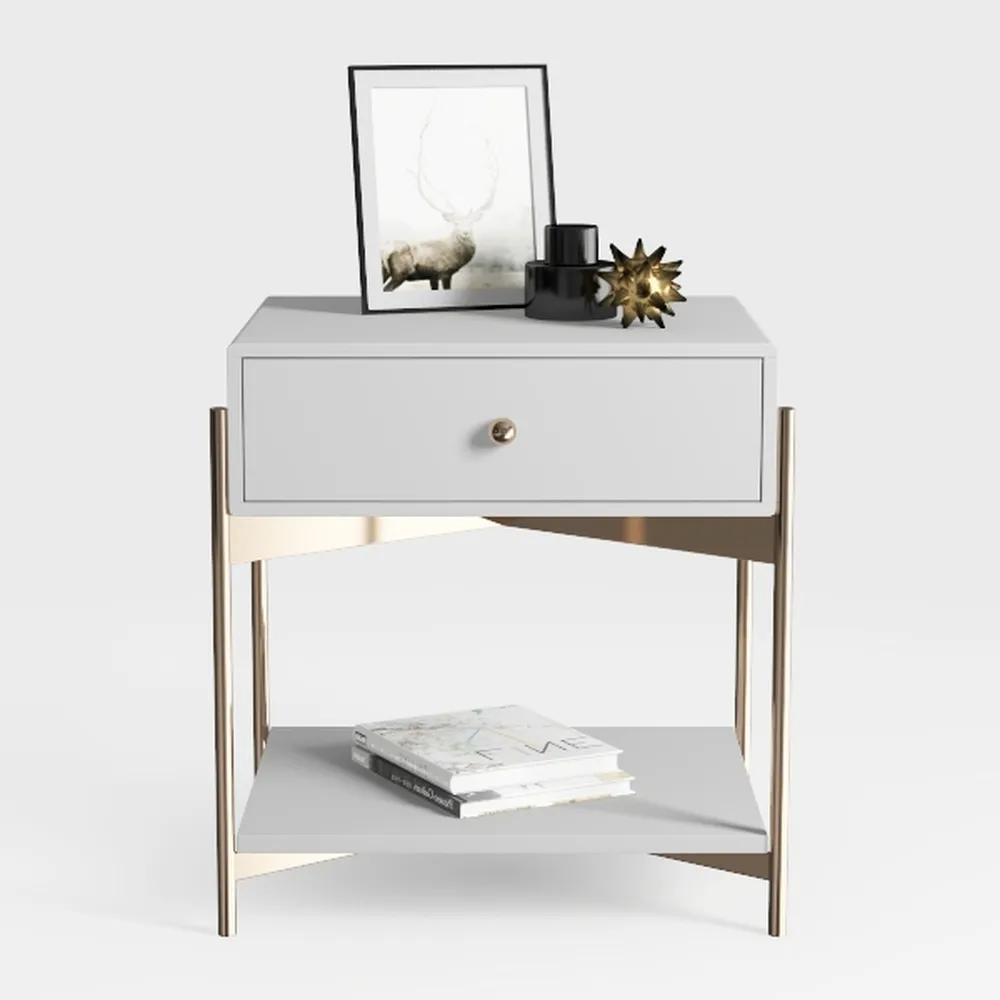 VASAGLE Nightstands, Set of 2 Side Tables with