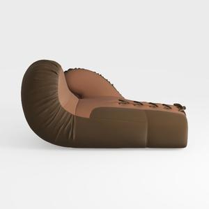 ERYE 3 Seats Teddy Fleece Boucle Freestanding Sofa