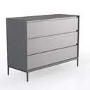 YITAHOME Dresser with 6 Drawers, Organizer Unit Right 45 Degree View