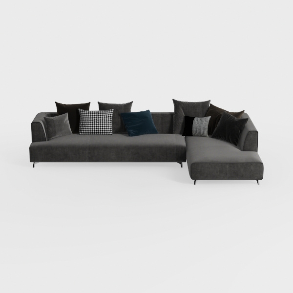 Cloud Sectional Couch with L-Shape Chaise,Modular