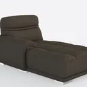 GoDoco Wide Body Modular Corduroy Sectional Sofa S Right 45 Degree View