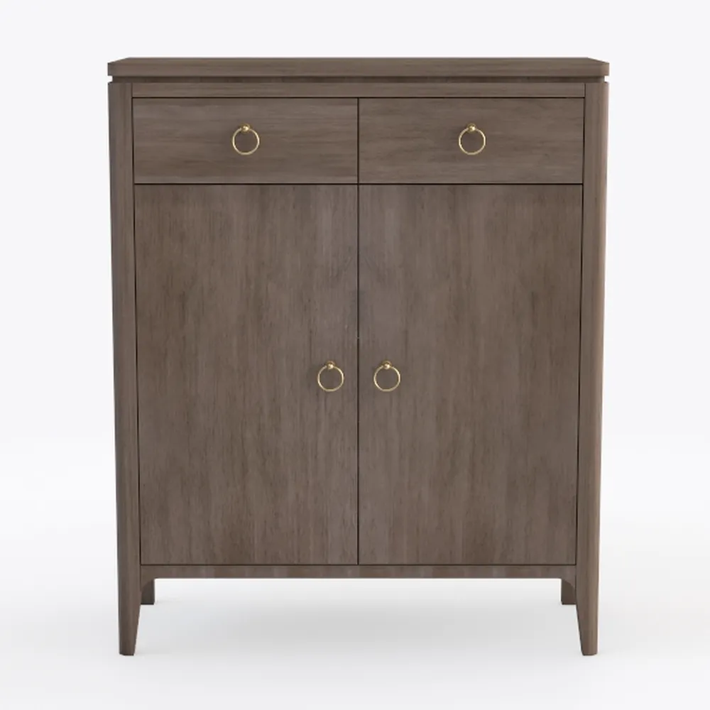 HOMCOM Farmhouse Sideboard Buffet with Drawer and