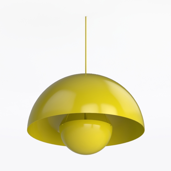 Glass Flush Mount Ceiling Light Gold Brass Modern