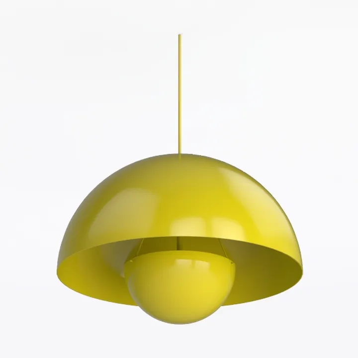 Glass Flush Mount Ceiling Light Gold Brass Modern