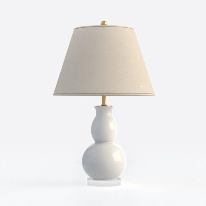 24.3" Farmhouse Jar Table Lamps Set of 2, 3 Way