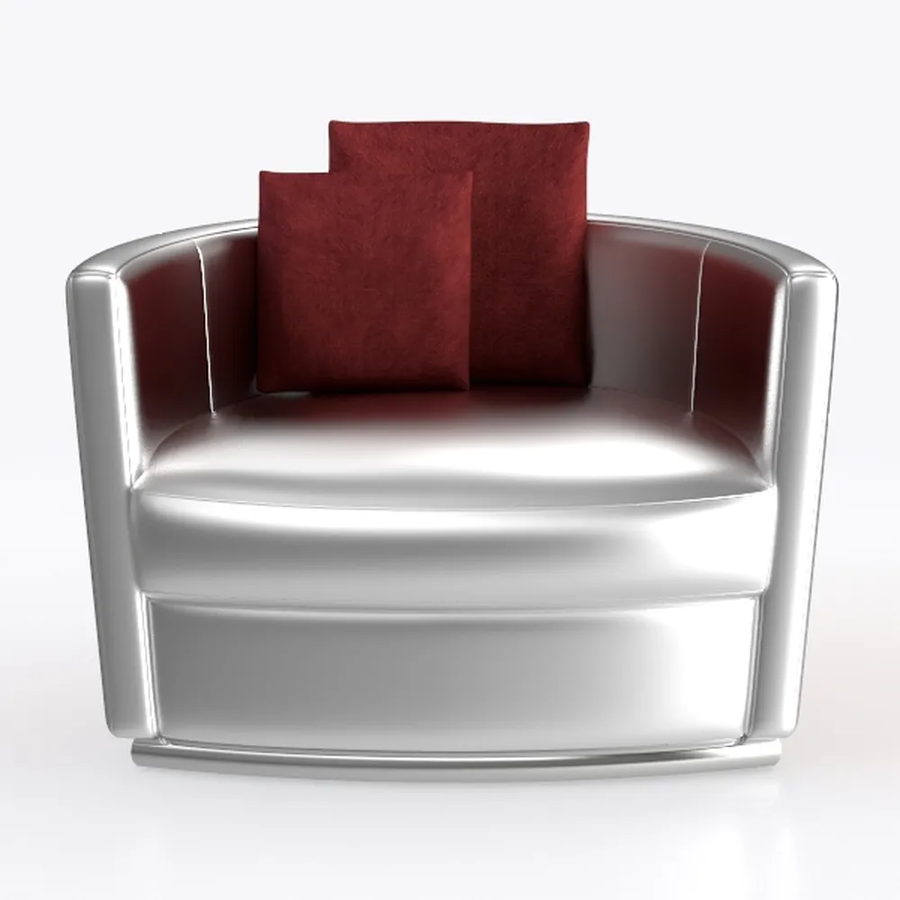 360 Degree Swivel Barrel Chairs Set of 2, Comfy Up