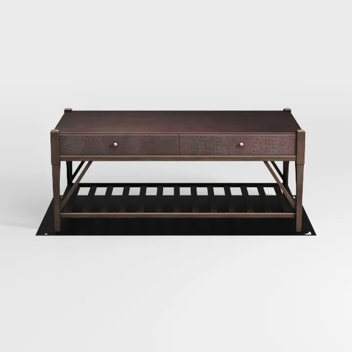 SIMPLIHOME Banting Desk - 60-Inch Wide Solid Hardw
