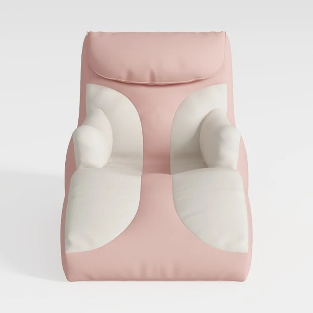 Furnimart Pumpkin-Shaped Oversized Accent Chair,