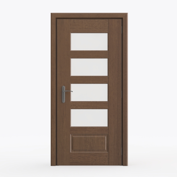 VDOMDOORS Front Exterior Prehung Metal-Plastic