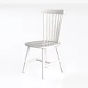 Windsor Dining Chairs Set of 6, Farmhouse Dining Left 45 Degree View